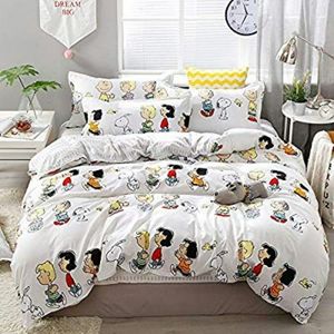 Snoopy twin duvet cover and 2 pillowcases